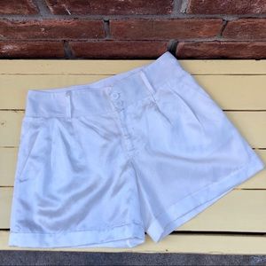 Size 2 Club Monaco Silky White Shorts